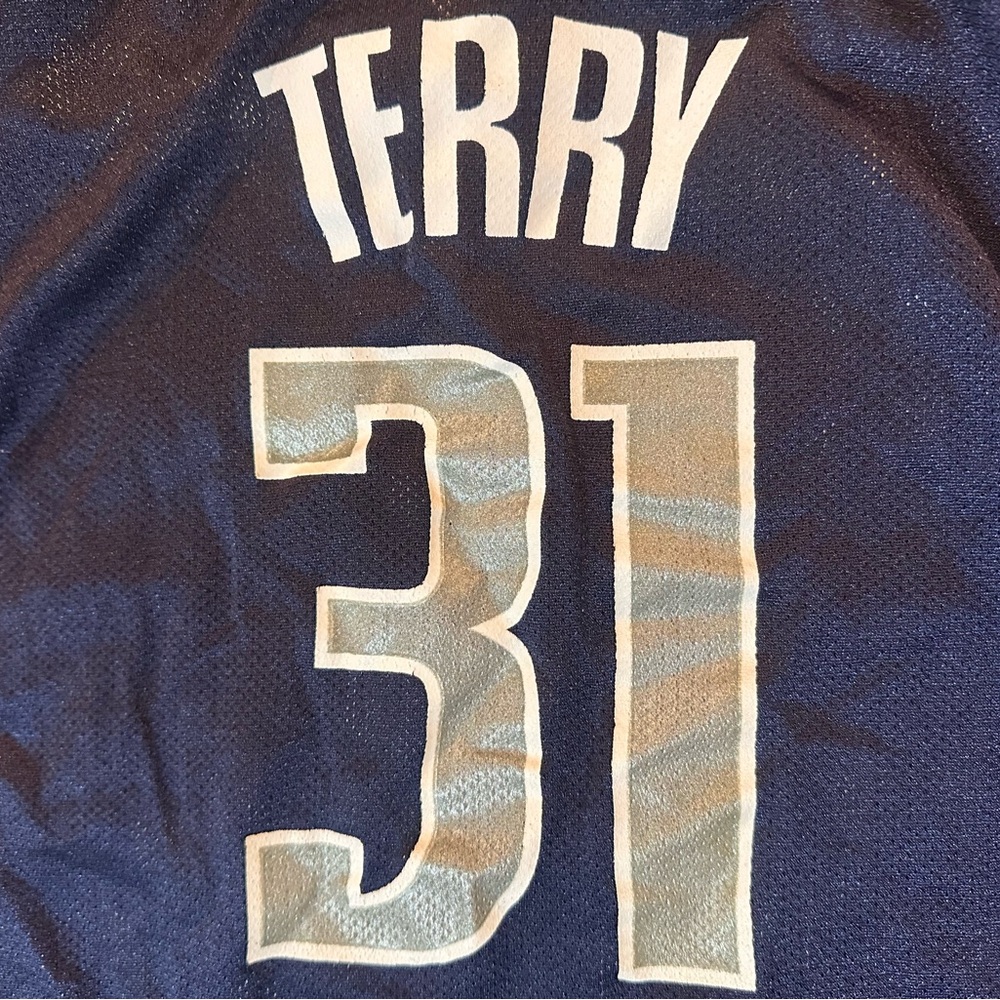 Adidas Boys Dallas Mavericks Jason Terry Home Jersey Sz XL - Picture 4 of 7